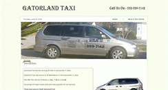 Desktop Screenshot of gatorlandtaxi.com